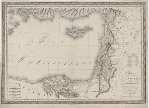 Out of Control: The Impact of Napoleon Bonaparte in Egypt, 1798-1801 9 1803 map noting fleet anchor points and location of 17 battles