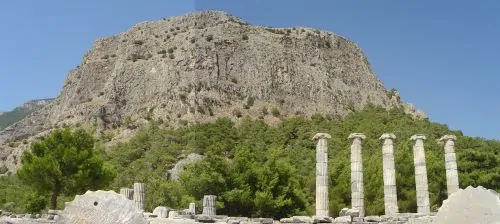 Part of Mount Mycale, viewed from the ruins of Priene