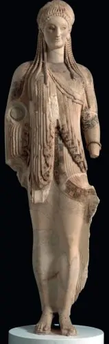 Dressed in Splendor: Textiles and Status in Archaic Greek Korai 9 Kore Acr. 682