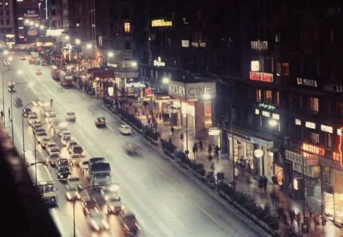Madrid at night in 1980