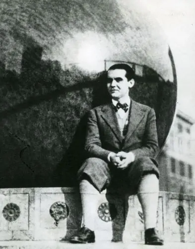 Lorca as a student at Columbia University, 192