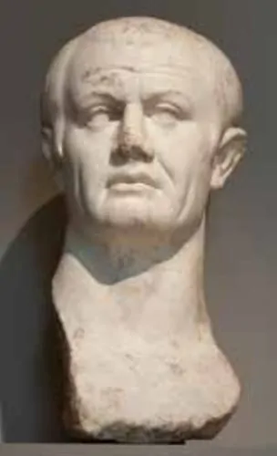 Portrait of Nero reworked as Domitian