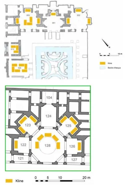 Suite of rooms in the Domus Augustana