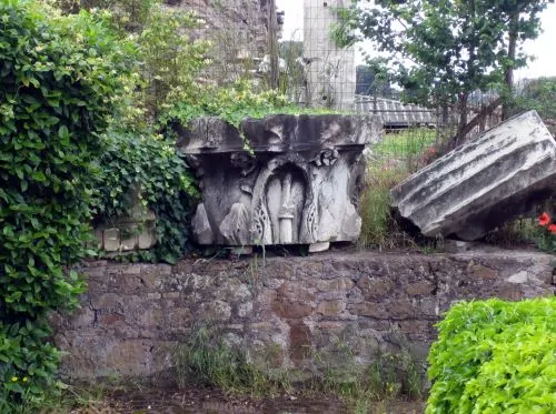 Remains of a capital of the Temple of Apollo Palatinus