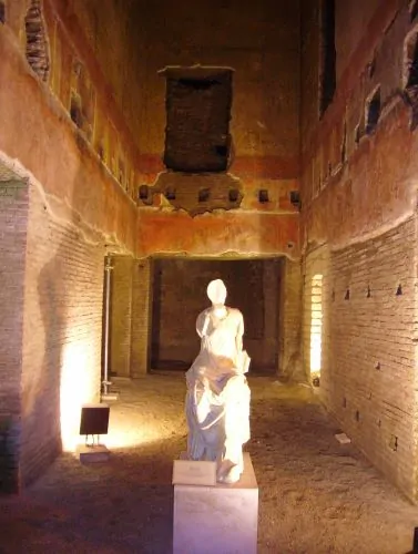 Statue of a muse in the Domus Aurea