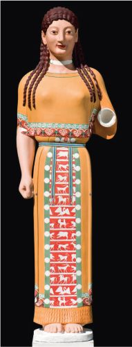 Colour reconstruction of the Peplos Kore