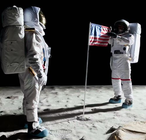 Both the U.S. and China have plans to establish bases on the Moon in the near future.