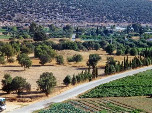 The burial mound of the Plataians, fallen at the Battle of Marathon