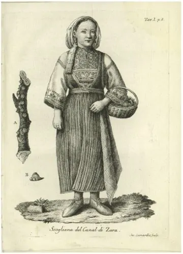 Alberto Fortis: Young women from Zadar, 18th century