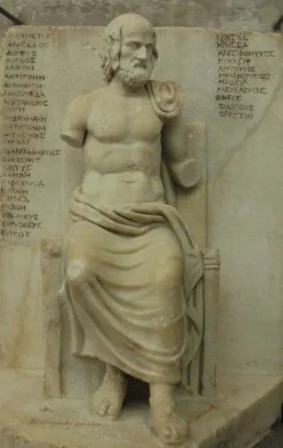 The Battle of Marathon in Fifth-Century Greek Drama 5 Statue of Euripides