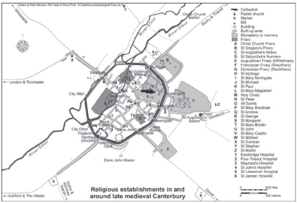 Religious Women and Their Roles in the Medieval Canterbury Landscape