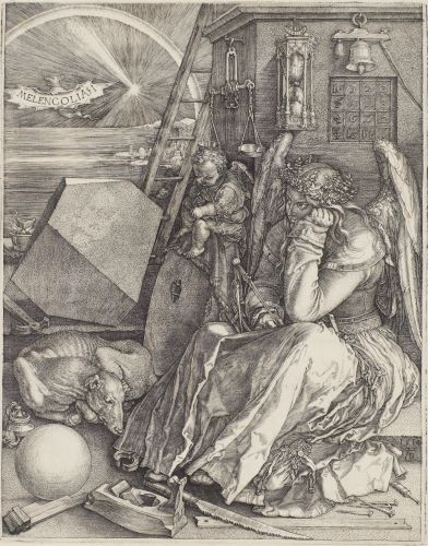 Treating Melancholy as a Mental Disorder in Medieval Scholastic Medicine 16 Melencolia I by Albrecht Dürer, 1514