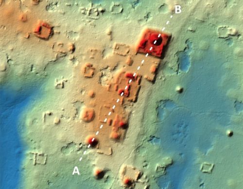 Using Science to Laser in on an Ancient Monumental Mayan City 5 An image created with lidar