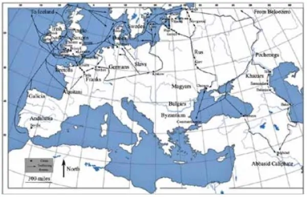 The Northern Arc from the ninth to the twelfth century CE