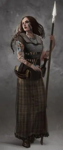 Ancient Britain: From Prehistory to the Norman Conquest 6 This is a concept of how a Briton woman warrior, such as Boudicca, may have looked like