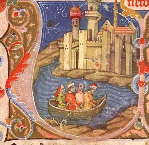 The foundation of Venice as depicted in the Chronicon Pictum