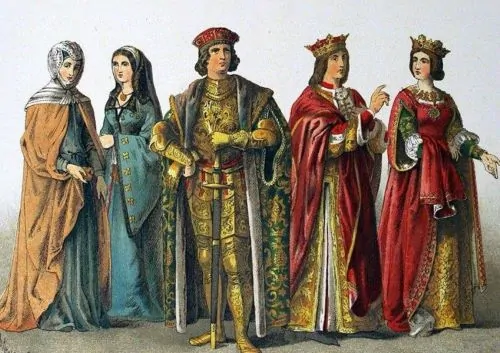 Medieval elite fashion