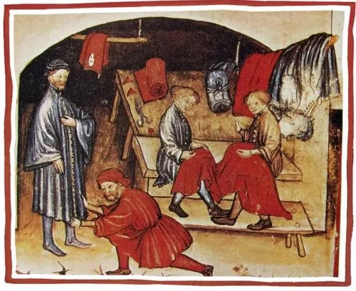 Medieval tailors