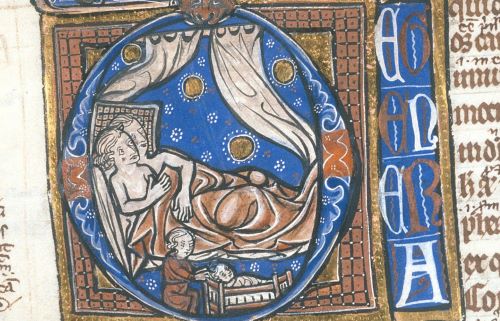 Brothels and 'Stewes': The Late Medieval Sex Trade in Europe 19 Medieval manuscript of man and woman in bed