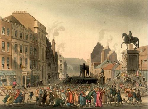 Brothels and 'Stewes': The Late Medieval Sex Trade in Europe 24 The pillory at Charing Cross in London