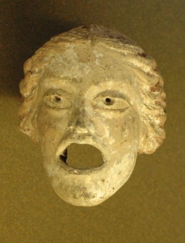 Sacred and Profane: Prostitution and Power in Ancient Greece 17 Courtesan mask of the New Comedy, number 39 on the Julius Pollux list, 3rd or 2nd century BCE
