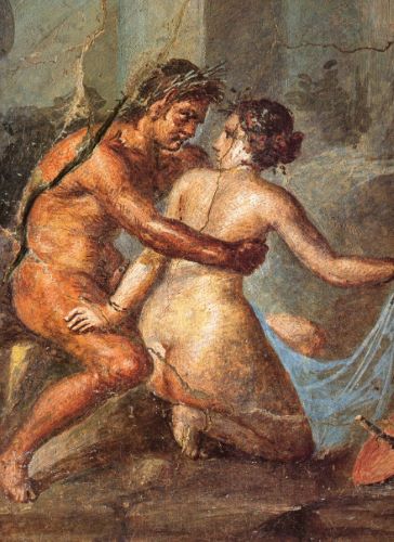 'Scortum' and the Marketplace of Desire in Ancient Rome 18 Satyr and Maenad; Roman fresco from the House of the Greek Epigrams in Pompeii