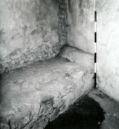 'Scortum' and the Marketplace of Desire in Ancient Rome 24 Purpose-built brothels featured cubicles with a permanent foundation for the bed, as in this example from the Lupanar at Pompeii.