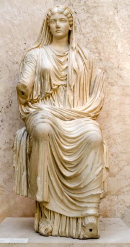 'Scortum' and the Marketplace of Desire in Ancient Rome 22 Statue of Livia Drusilla wearing a stola and palla