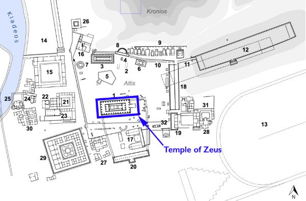 King of the Gods: The Temple of Zeus in Ancient Olympia 5 King of the Gods: The Temple of Zeus in Ancient Olympia