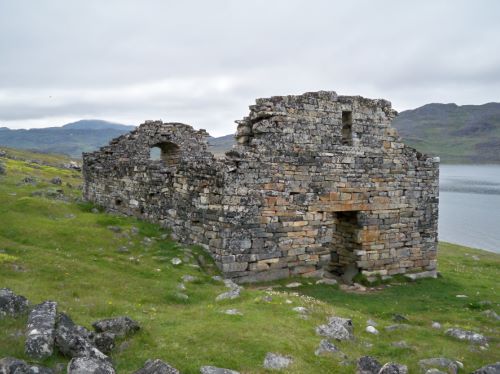 The ruins of the Hvalsey Church in Greenland.