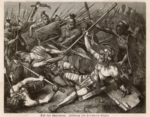 All About That Nomen: Naming Traditions in Ancient Rome 10 The Death of Spartacus by Hermann Vogel (1882)