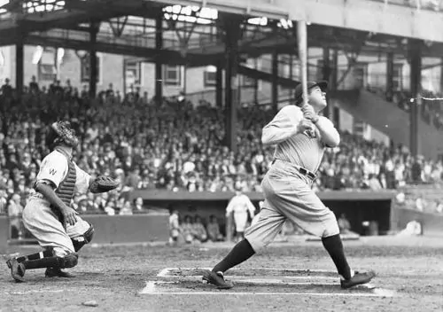 Babe Ruth at bat
