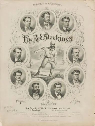 Hettie Shirley Austin. “Red Stockings Schottisch.” New York: J. L. Peters, 1869