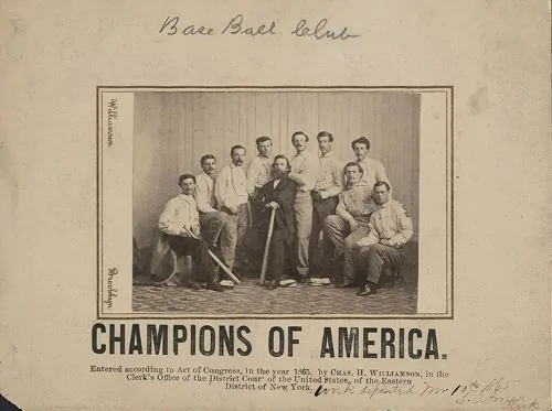 Charles H. Williamson, photographer. “Champions of America,” 1865