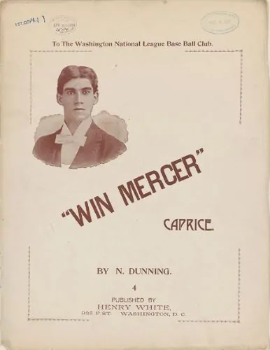 N. Dunning. “‘Win Mercer’ Caprice.” Washington, D.C.: Henry White, 1896