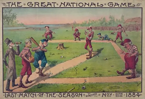 The Great National Game: Last Match of the Season to be Decided Nov. 11th 1884. Cincinnati: Macbrair & Sons Lith., 1884