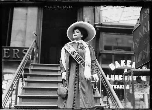 Trixie Friganza, 1908. Baines News Service