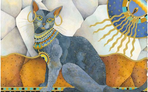 For the Love of Cats: A History of Relationships between Felines and Human Societies 11 The goddess Bastet as a cat