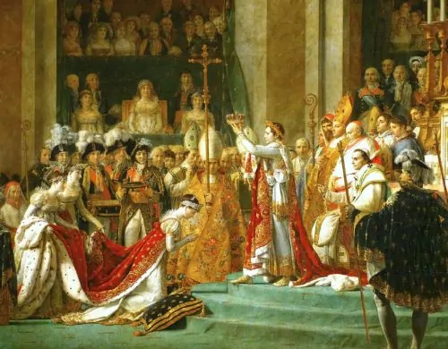 Jacques-Louis David, The Coronation of Napoleon (detail), 1807.