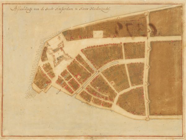 The Castello Plan, a 1660 map of New Amsterdam