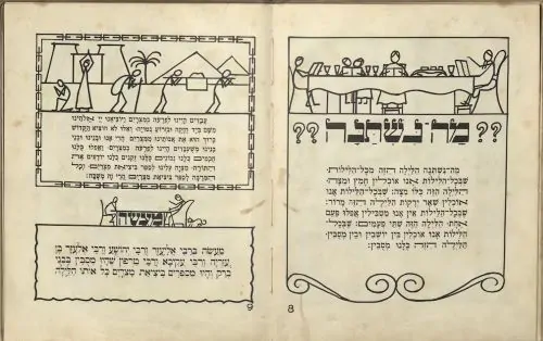 Passover Haggadahs: Centuries of Art at the Seder Table 5 The stick-figure designs especially appealed to children, whose interest might wane over the course of the meal