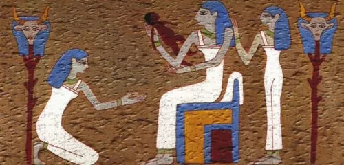 Reconstruction of the underside of the Abydos Brick (Wegner)