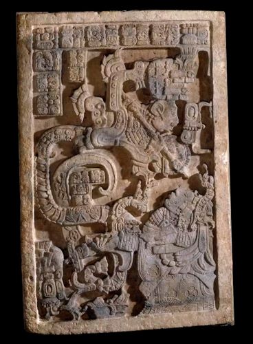 The Ancient Maya, Cracked Mirrors, and a Path to the World Beyond 12 The engravings on Lintel 25