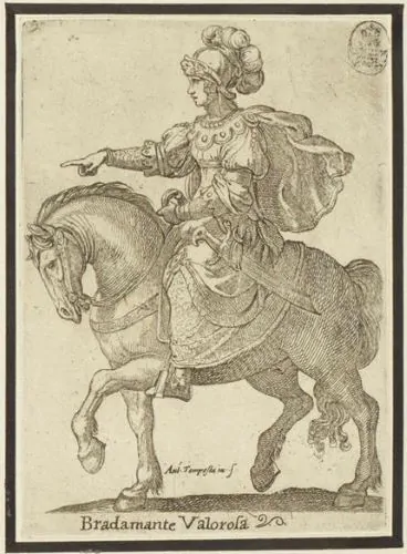 Bradamante valorosa (1597) by Antonio Tempesta