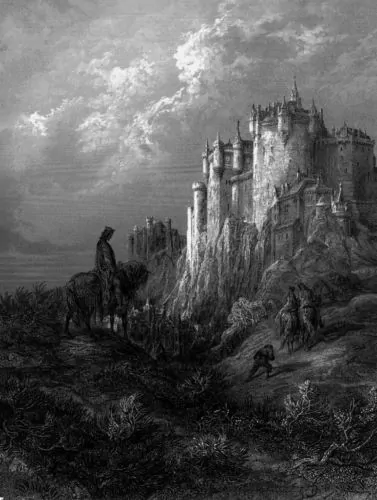 Gustave Doré's illustration of Camelot from Idylls of the King (1867)