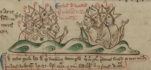 Love Magic in Medieval England: How Priests Viewed Gender 4 Matthew Paris' illustration in the Chronica Maiora of the Fourth Lateran Council