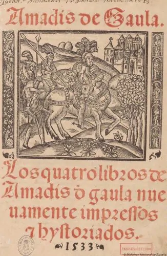 Spanish edition of Amadis of Gaula (1533)