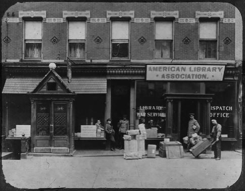 A History of Public Libraries in the United States from the 18th Century 50 The American Library Association Library War Service Dispatch Office, where books for the ALA's WWI book drive for servicemen were packaged, 1918