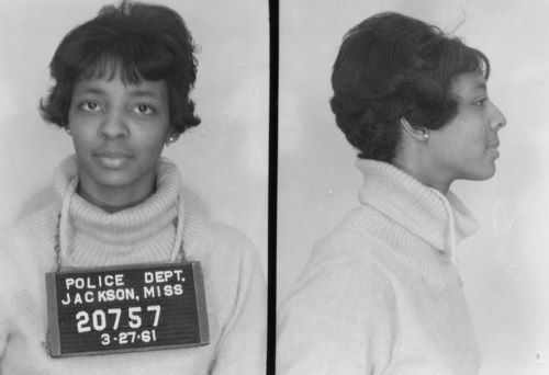 A History of Public Libraries in the United States from the 18th Century 57 "Mississippi State Sovereignty Commission photograph of Ethel Sawyer following her arrest for her participation in a sit-in at a library in Jackson, Mississippi, 1961