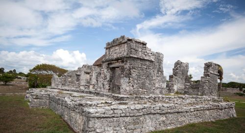 Ancient Mayan House in Tulum, Mexico